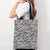 Fashion Printing Contrast Color Fabric Double-sided Cotton Linen Pocket Handbag Wholesale