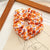 Fashion Pumpkin Heart Shape Flannel Printing Hair Tie