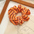 Fashion Pumpkin Heart Shape Flannel Printing Hair Tie