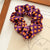 Fashion Pumpkin Heart Shape Flannel Printing Hair Tie