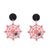 Fashion Pumpkin Letter Ghost Patchwork Arylic Earrings