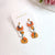 Fashion Pumpkin Soft Clay Women's Drop Earrings 1 Pair