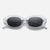 Fashion Punk Streetwear Ac Oval Frame Full Frame Women's Sunglasses