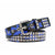 Fashion Punk Streetwear Solid Color Pu Leather Alloy  Unisex Leather Belts 1 Piece