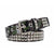 Fashion Punk Streetwear Solid Color Pu Leather Alloy  Unisex Leather Belts 1 Piece