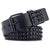 Fashion Punk Streetwear Solid Color Pu Leather Alloy Unisex Leather Belts 1 Piece