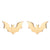 Fashion Rabbit Bat Bird Stainless Steel Plating Ear Studs 1 Pair