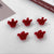 Fashion Rabbit Heart Shape Arylic Flocking Hair Claws 1 Piece