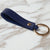 Fashion Rectangle Pu Leather Metal Unisex Bag Pendant Keychain 1 Piece