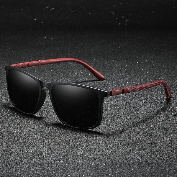 Fashion Resin Square Full Frame Men's Sunglasses