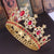 Fashion Round Alloy Inlay Rhinestones Crown 1 Piece