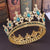 Fashion Round Alloy Inlay Rhinestones Crown 1 Piece