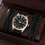 Fashion Round Buckle Quartz Men's Watches