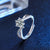 Fashion Round Copper Inlay Artificial Diamond Rings 1 Piece