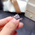 Fashion Round Copper Inlay Artificial Diamond Rings 1 Piece