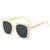 Fashion Round Dots Ac Square Full Frame Women's Sunglasses