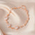 Fashion Round Flower Butterfly Copper Inlay Shell Zircon Bracelets