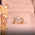 Fashion Round Heart Shape Copper Zircon Rings In Bulk