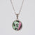 Fashion Round Letter Stainless Steel Necklace Patchwork Stainless Steel Necklaces