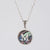 Fashion Round Letter Stainless Steel Necklace Patchwork Stainless Steel Necklaces