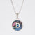 Fashion Round Letter Stainless Steel Necklace Patchwork Stainless Steel Necklaces