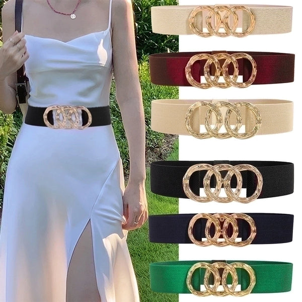 Fashion Round Metal Women's Chain Belts