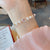 Fashion Round Pearl Beaded Bracelets 1 Piece