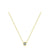 Fashion Round Silver Plating Inlay Zircon Necklace