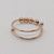 Fashion Round Stainless Steel Copper Rings 1 Piece