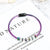 Fashion Round Stainless Steel Inlay Artificial Diamond Bangle 1 Piece