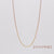 Fashion Round Titanium Steel Inlaid Gold Necklace