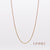 Fashion Round Titanium Steel Inlaid Gold Necklace