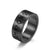 Fashion Rune Matte Brushed Men And Women Titanium Steel Ring