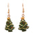 Fashion Santa Claus Christmas Socks Bell Epoxy Alloy Earrings