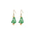 Fashion Santa Claus Christmas Socks Bell Epoxy Alloy Earrings