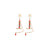 Fashion Santa Claus Christmas Socks Bell Epoxy Alloy Earrings