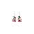 Fashion Santa Claus Christmas Socks Bell Epoxy Alloy Earrings