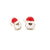 Fashion Santa Claus Christmas Socks Bell Epoxy Alloy Earrings