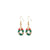 Fashion Santa Claus Christmas Socks Bell Epoxy Alloy Earrings