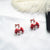 Fashion Santa Claus Elk Resin Women's Ear Studs 1 Pair