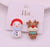 Fashion Santa Claus Plastic Resin Girl's Ear Clips 1 Pair