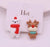 Fashion Santa Claus Plastic Resin Girl's Ear Clips 1 Pair