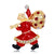 Fashion Santa Claus Star Elk Alloy Plating Rhinestones Women's Brooches