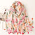 Fashion Scarf Orange Wheat Ear Tassel Travel Beach Towel Shawl