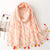 Fashion Scarf Orange Wheat Ear Tassel Travel Beach Towel Shawl