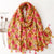 Fashion Scarf Orange Wheat Ear Tassel Travel Beach Towel Shawl