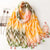 Fashion Scarf Orange Wheat Ear Tassel Travel Beach Towel Shawl