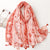 Fashion Scarf Orange Wheat Ear Tassel Travel Beach Towel Shawl