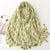 Fashion Scarf Orange Wheat Ear Tassel Travel Beach Towel Shawl