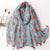 Fashion Scarf Orange Wheat Ear Tassel Travel Beach Towel Shawl